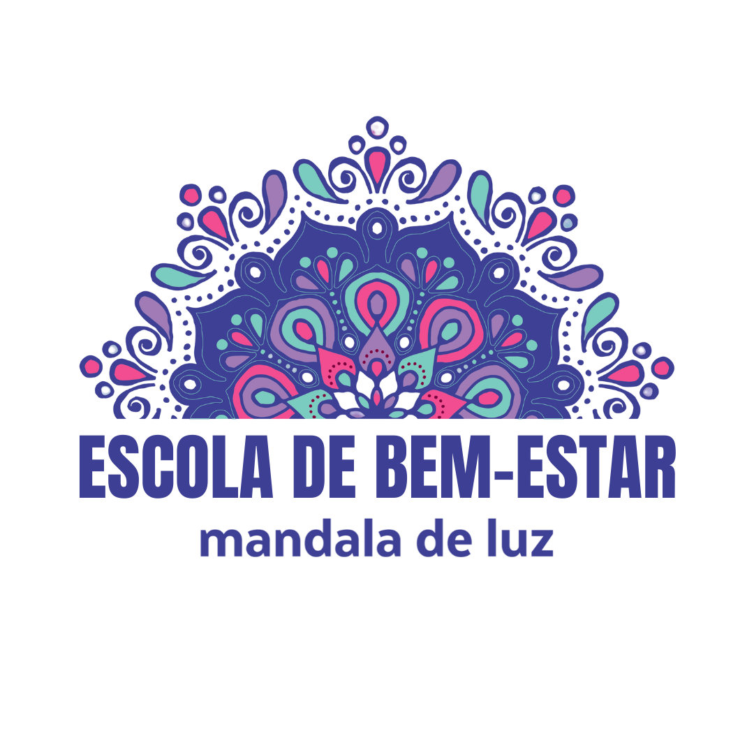 Logo Escola de Bem-Estar Mandala de luz